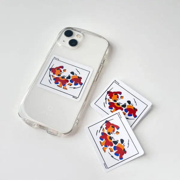 T・MBH iPhone14.15.16用 スマホ (ステッカー)ポロサスクロコ T・MBH iPhone14.15.16用 スマホ (ステッカー)ポロサスクロコ